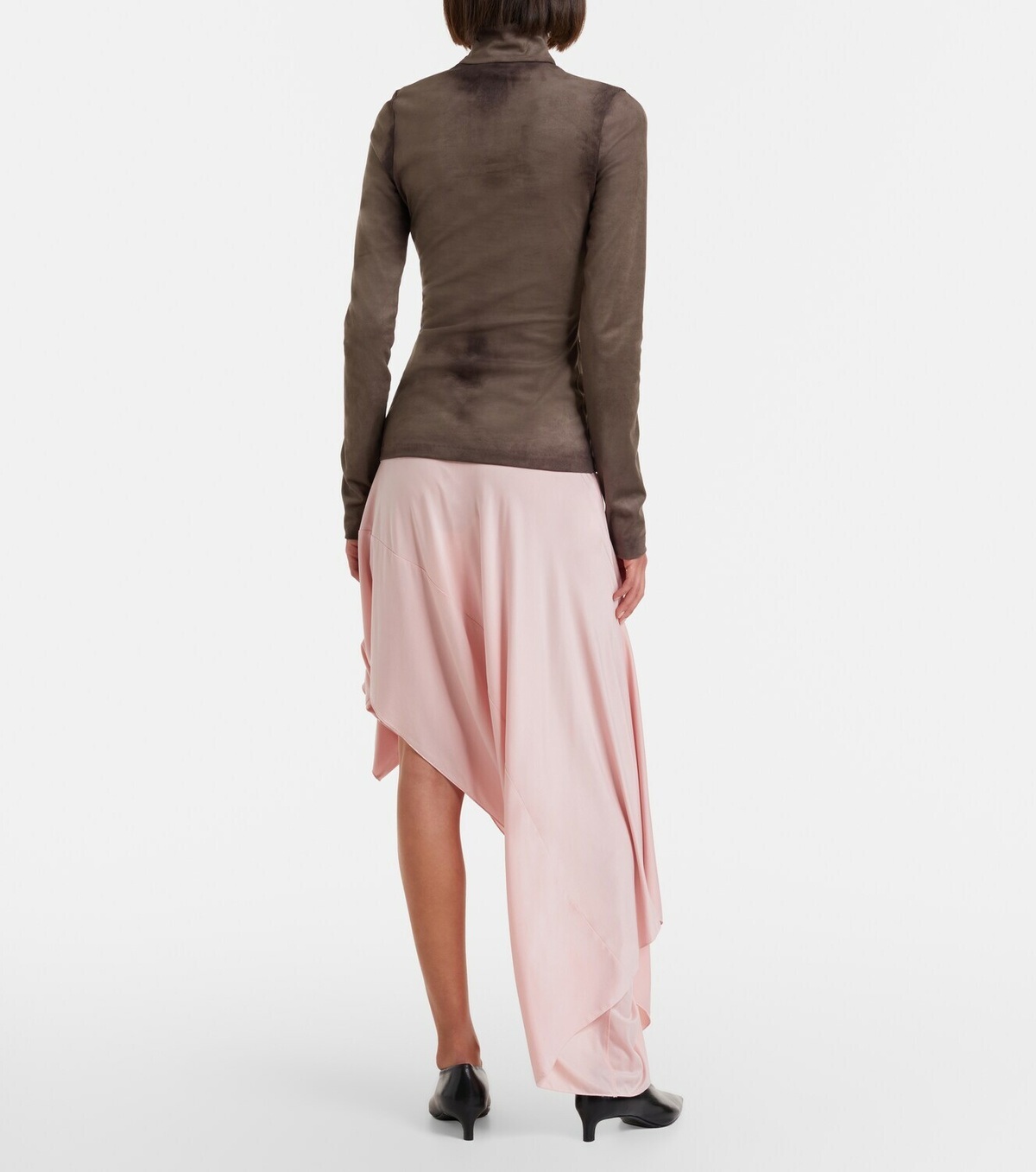 Maison Margiela Asymmetric midi skirt