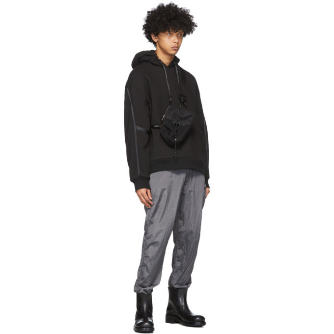 Blackmerle Black Cotton Hoodie