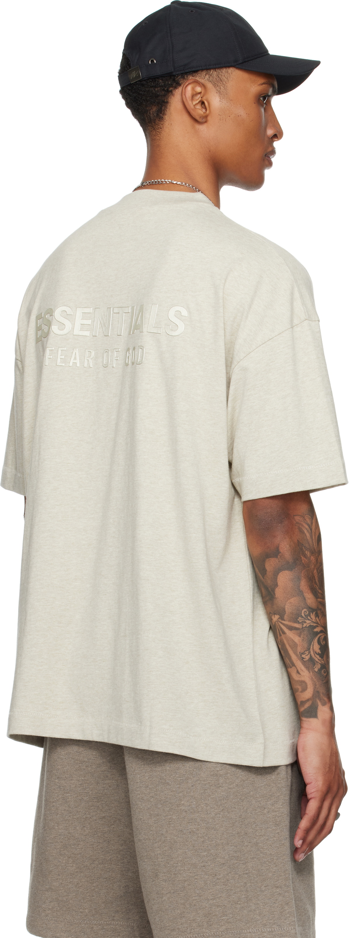 Fear of God ESSENTIALS Beige Classic Fit T-shirt Fear Of God 