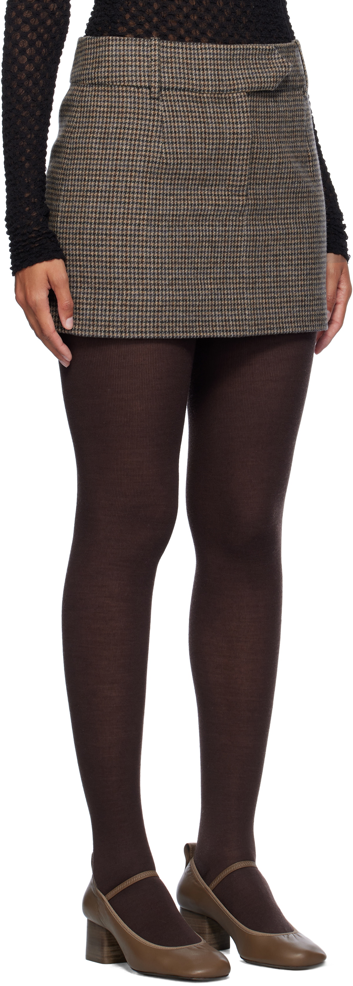 The Garment Brown Sion Miniskirt