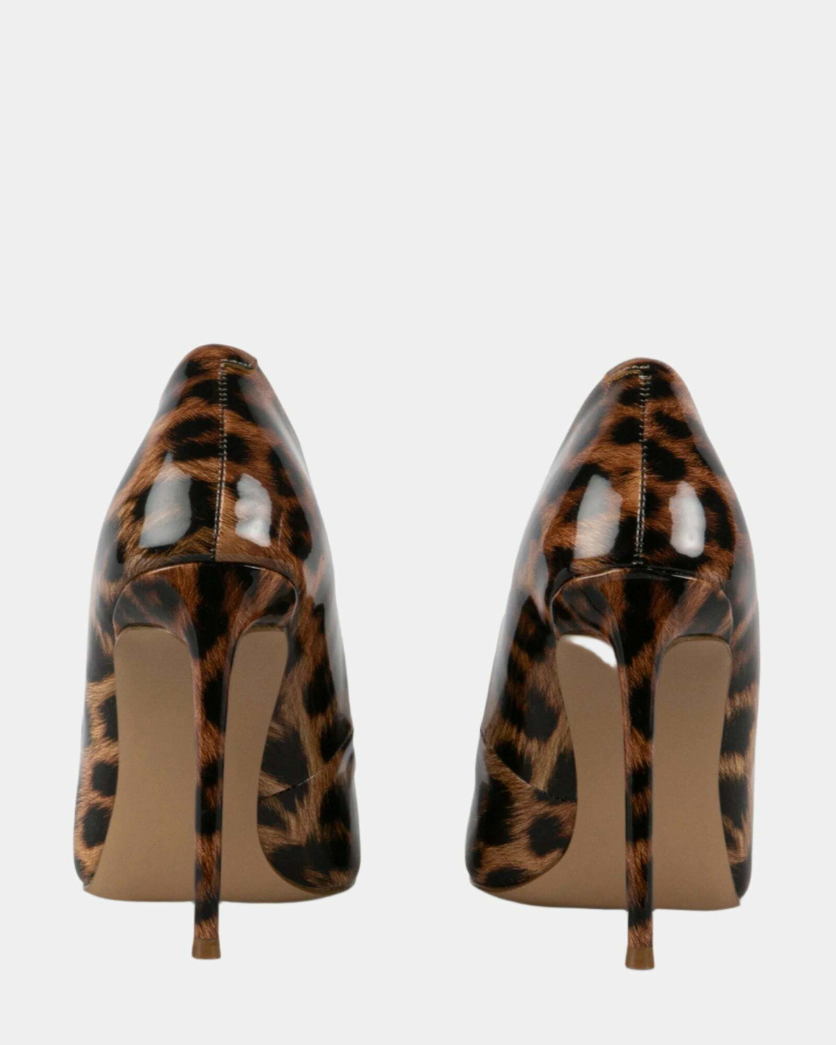 Steve Madden Vida Heels in Leopard Patent