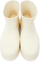 Bottega Veneta Off-White Puddle Chelsea Boots