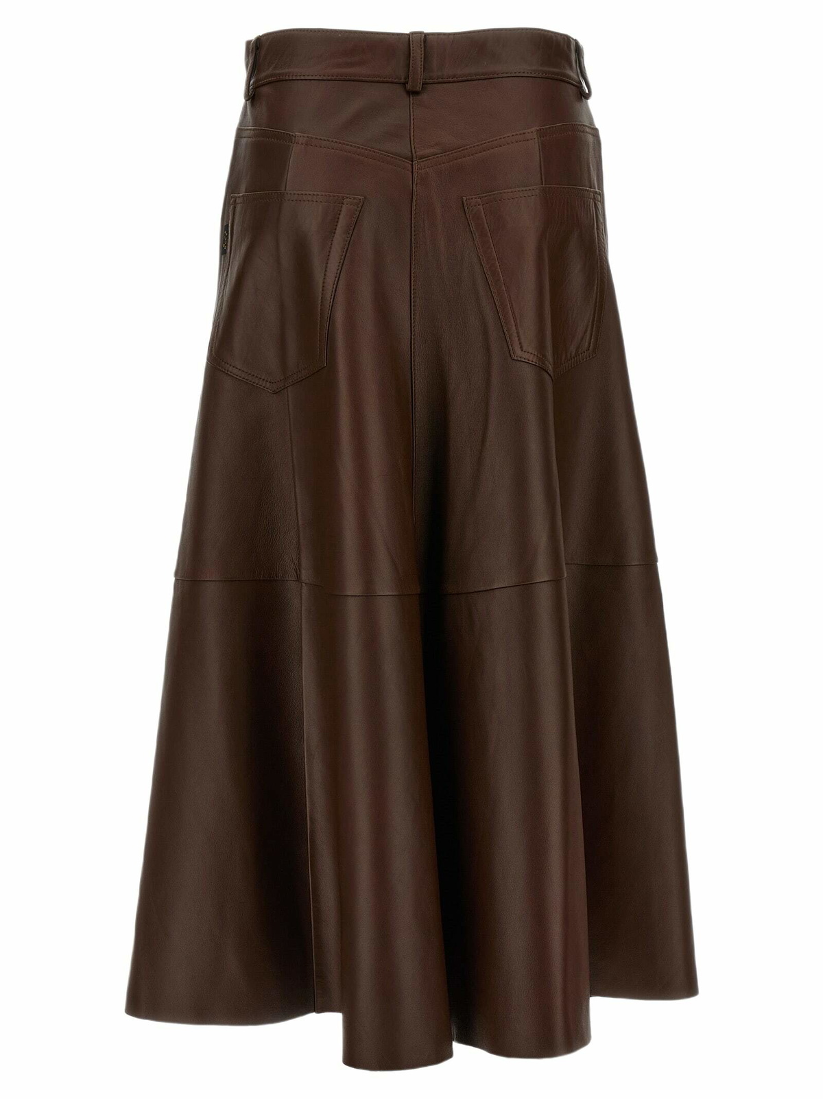 Haikure mid Serenity Leather Skirt