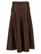 Haikure mid Serenity Leather Skirt