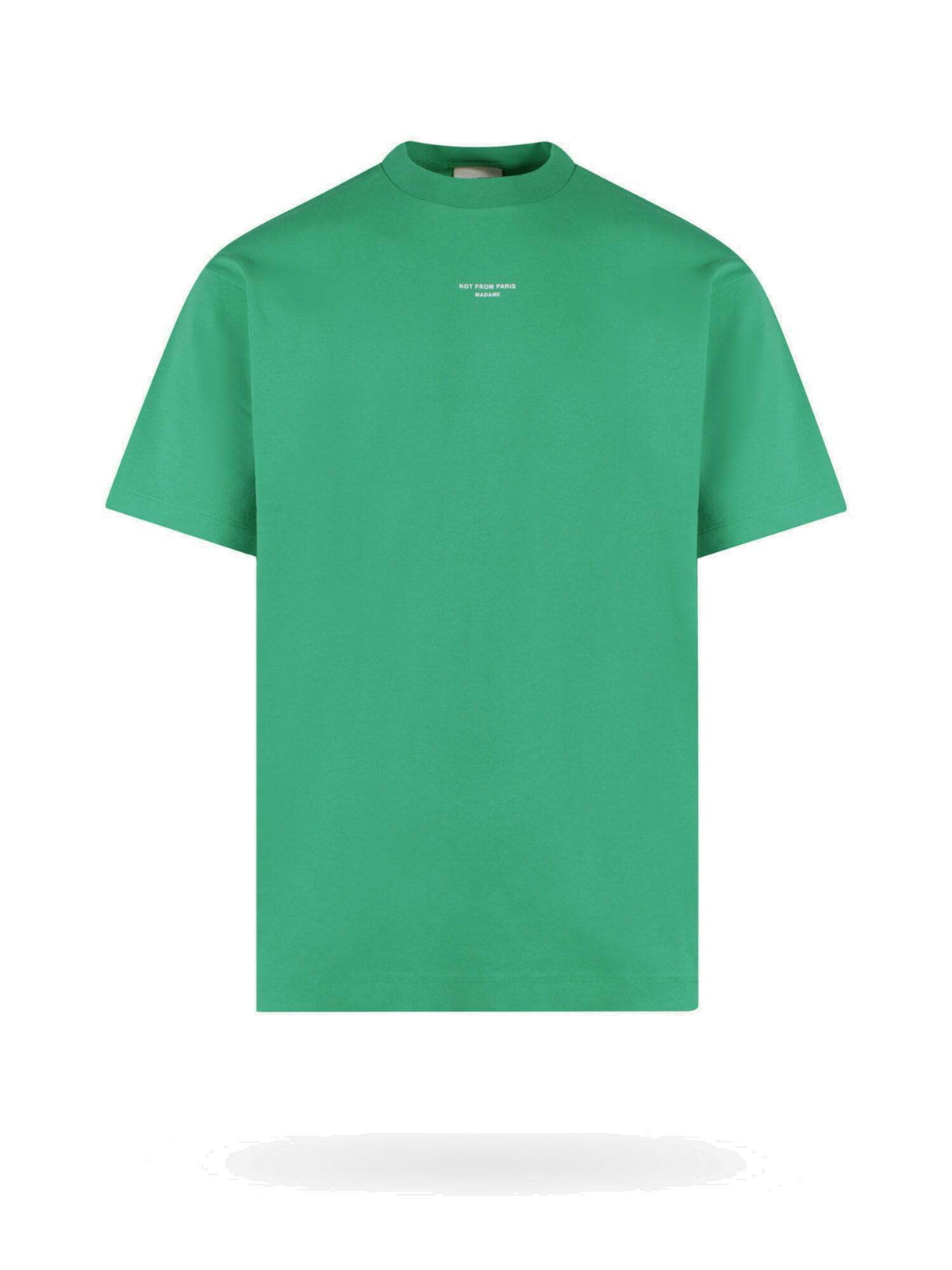 Tシャツ・カットソー Drole de Monsieur Men's Green Embroidered Polo Drôle de Monsieur Tressé Men's Polo Green PL133-CO171-DGN
