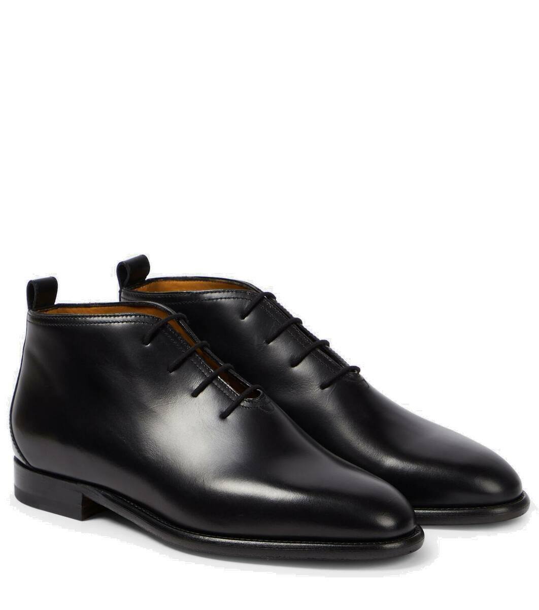 The Row Kay leather Oxford shoes The Row