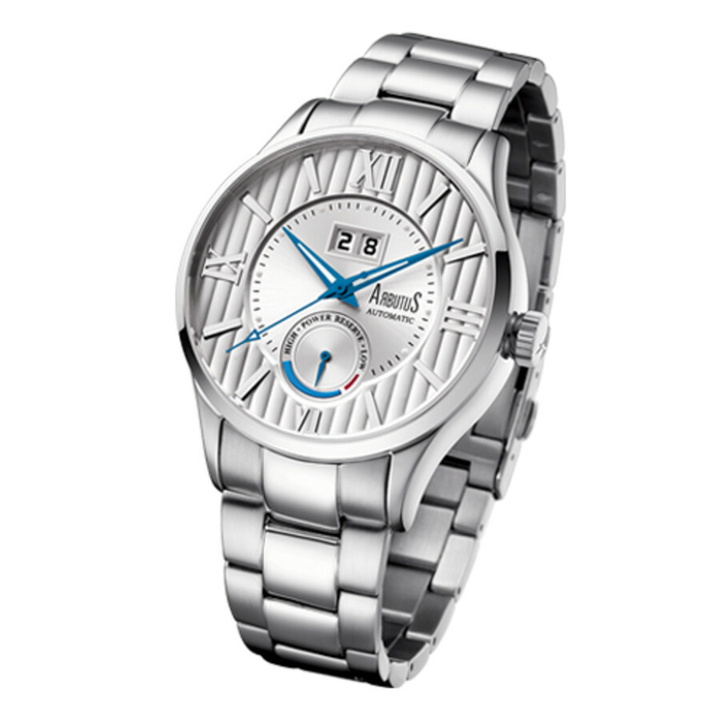 Photo: Arbutus Automatic White Dial Mens Watch AR915SWS