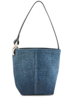 JW Anderson The Jwa Corner Small Denim Bucket bag - Blue - One Size