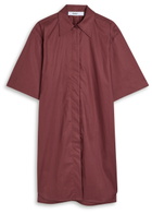 Day Birger ET Mikkelsen Stanton Cotton Mini Shirt Dress Burgundy