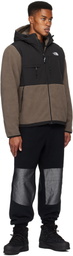 The North Face Black & Brown Retro Denali Hoodie