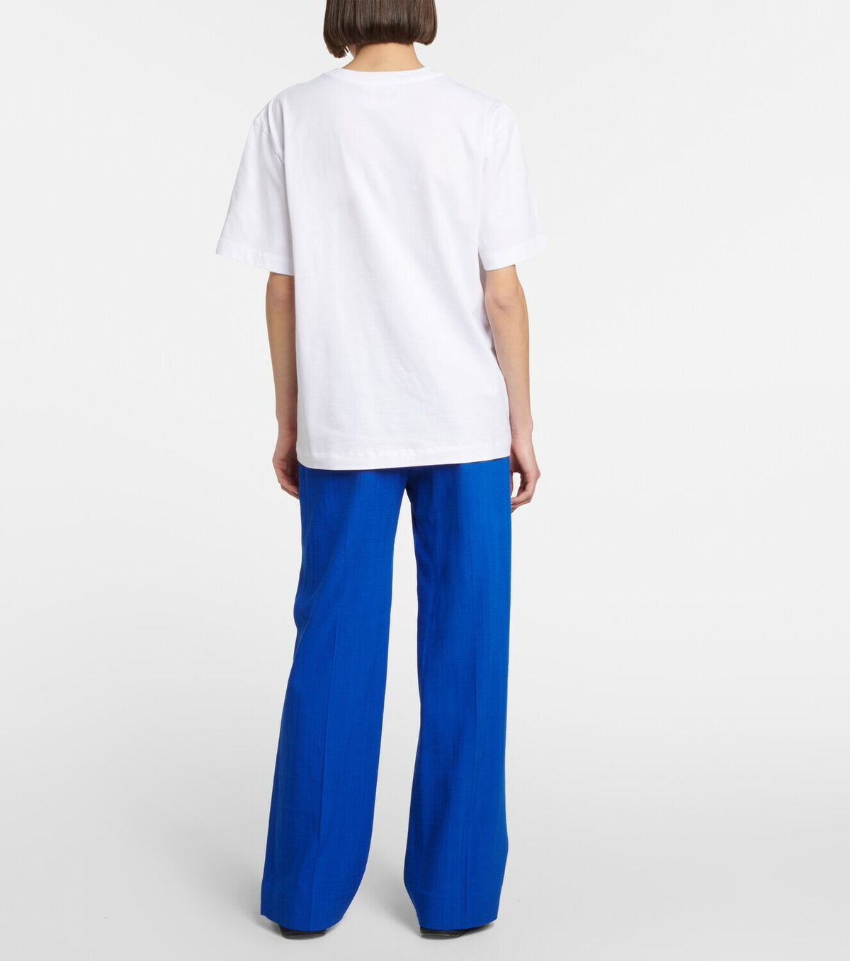 Plan C - Printed cotton jersey T-shirt
