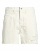 Icon Denim Womens Denim shorts Ivory
