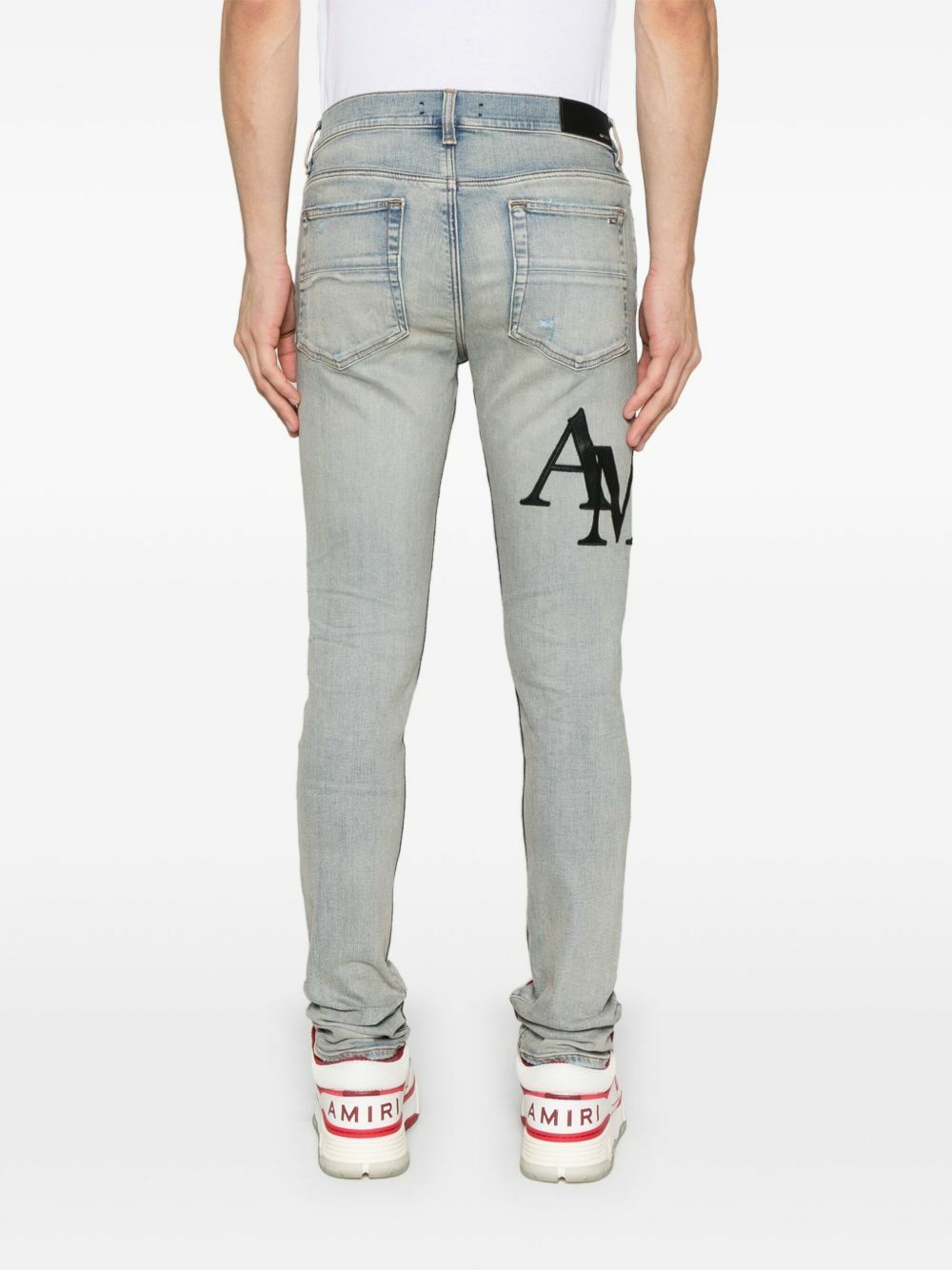AMIRI Staggered-Logo Jeans Amiri