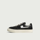 Stepney Workers Club Men's Pearl II S-Strike Suede Sneaker in Black