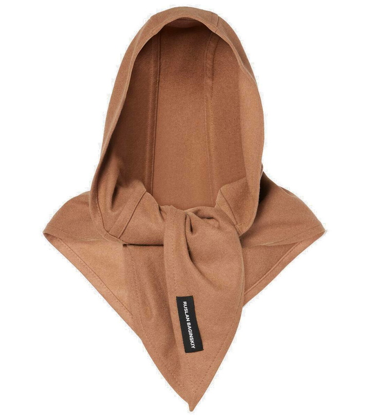 Photo: Ruslan Baginskiy Wool-blend hood