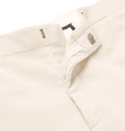 Brioni - Slim-Fit Cotton-Blend Corduroy Trousers - Neutrals