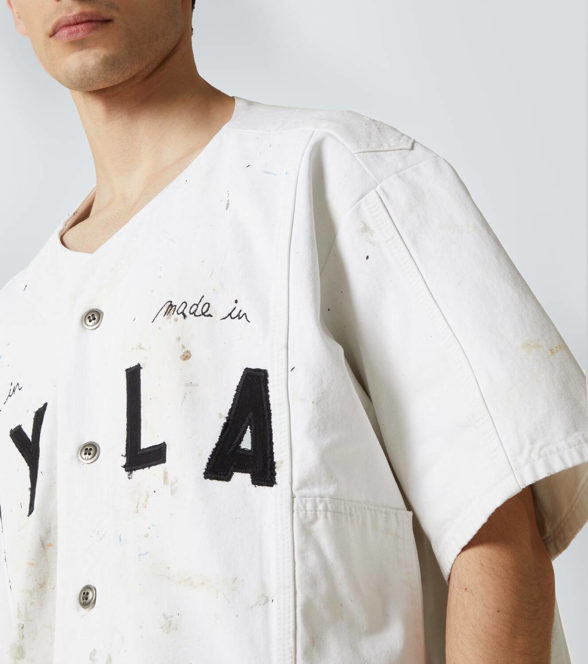 Greg Lauren Painter cotton shirt