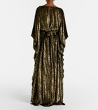 Roberto Cavalli Leopard-print kaftan
