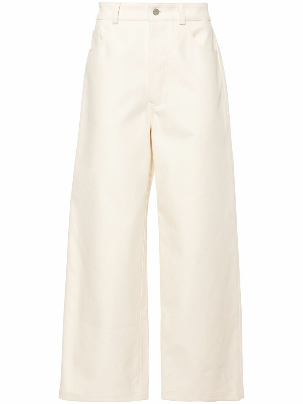 Nanushka Neutral Jurian Wide-Leg Trousers