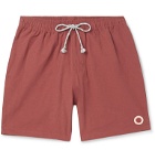 Mollusk - Vacation Mid-Length Cotton-Blend Swim Shorts - Red