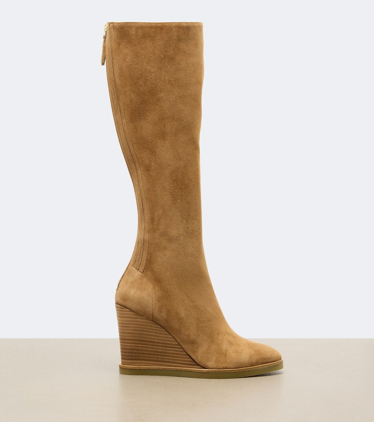 Aquazzura Saint Honoré suede knee-high boots