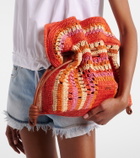 Loewe Paula's Ibiza Flamenco Medium raffia clutch