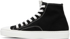 Vivienne Westwood Black Plimsoll High Top Canvas Sneakers