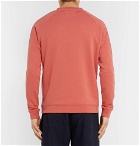 Folk - Rivet Loopback Cotton-Jersey Sweatshirt - Men - Coral