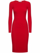 MAX MARA Comica Long Sleeved Jersey Midi Dress