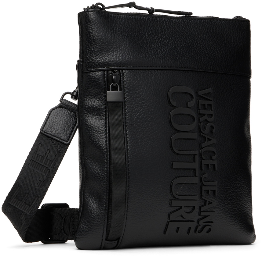 Versace Jeans Couture Black Grained Bag