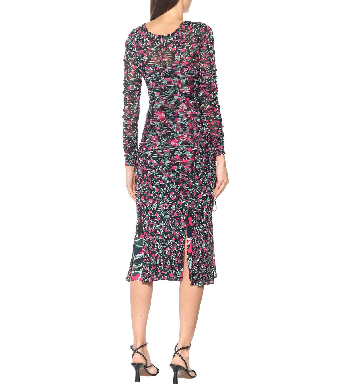 Diane von Furstenberg - Corinne printed mesh midi dress Diane von ...