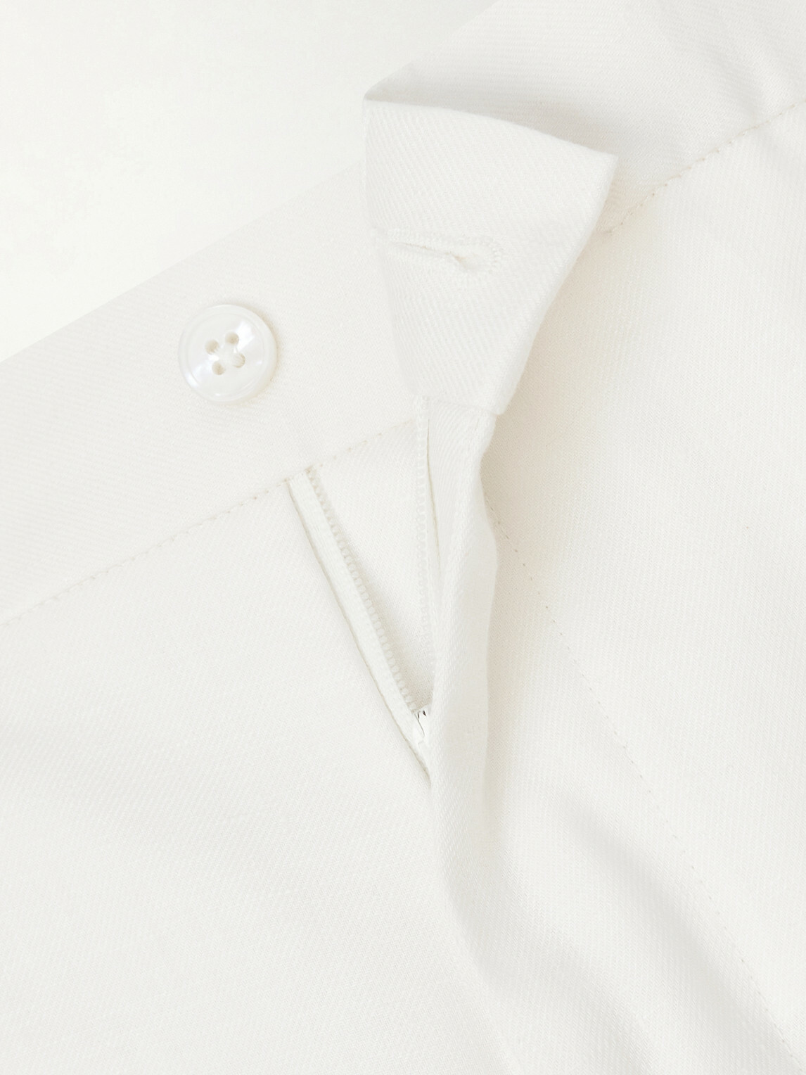 Zegna - Straight-Leg Linen-Twill Trousers - Neutrals