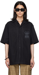 Versace Black 'La Colonna' Shirt