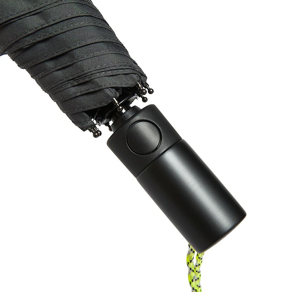 London Undercover Auto-Compact Umbrella in Grey/Neon 