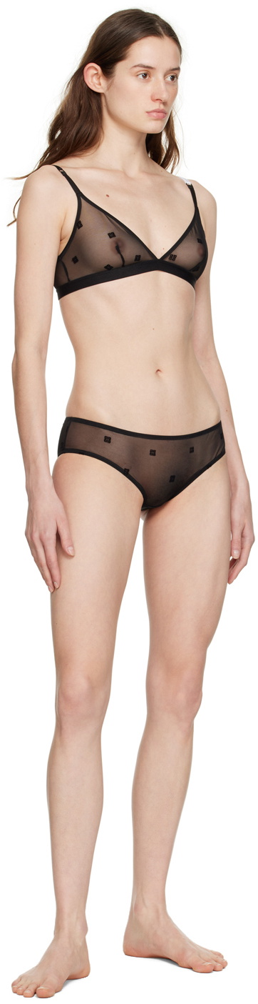 Givenchy Black Jacquard Slip Briefs