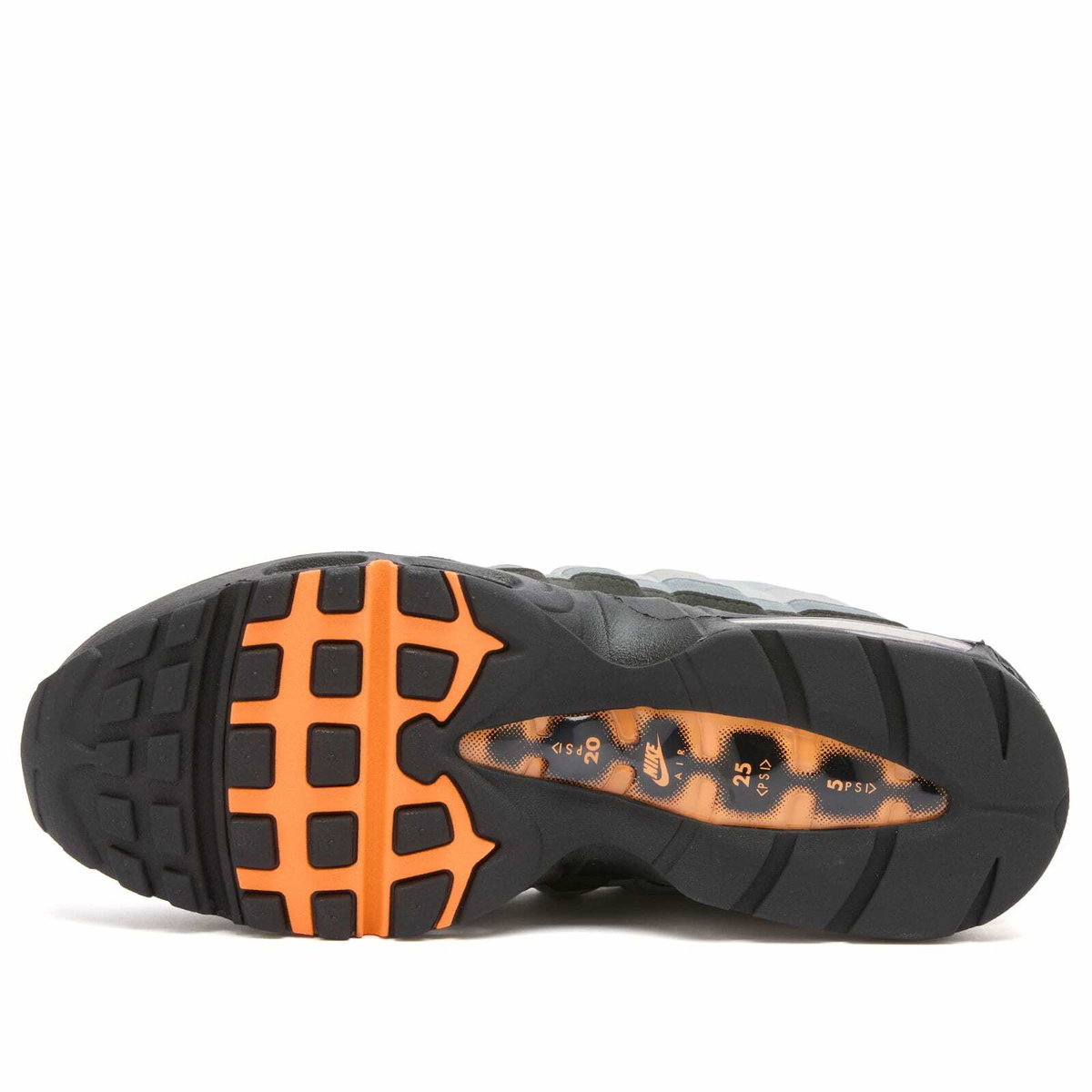 Nike Air Max 95 OG Sneaker in Black/Mandarin/Grey