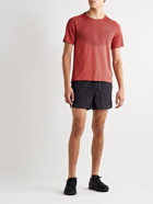 Nike Running - Ultra Run Division Mesh-Panelled TechKnit T-Shirt - Red