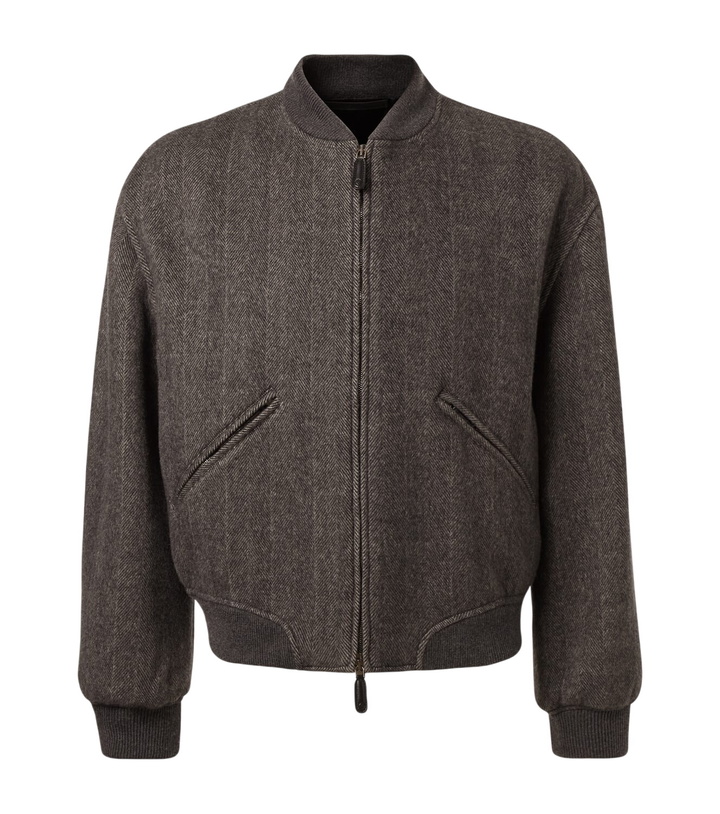 Photo: Giorgio Armani Cashmere bomber jacket