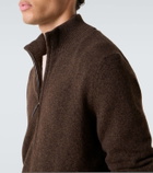 Tod's Wool and cashmere zip-up cardigan