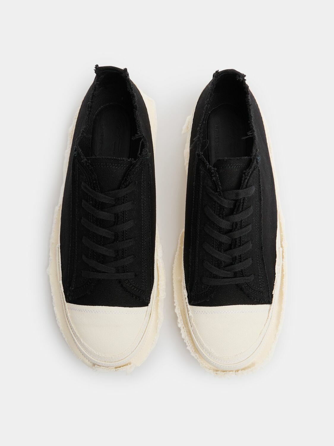 【やま】 YOHJI YAMAMOTO Low Top Lace-up Sneakers Yohji Yamamoto