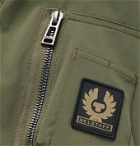 BELSTAFF - Mantle Logo-Appliquéd Quilted Shell Down Jacket - Green