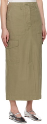 Weekend Max Mara Green Calais Midi Skirt