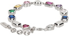 Numbering Silver #5924 Multi Color Stone Bracelet