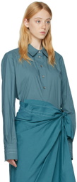 Quira SSENSE Exclusive Blue Cotton Shirt