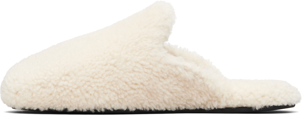 Tekla Off-White Home Slippers