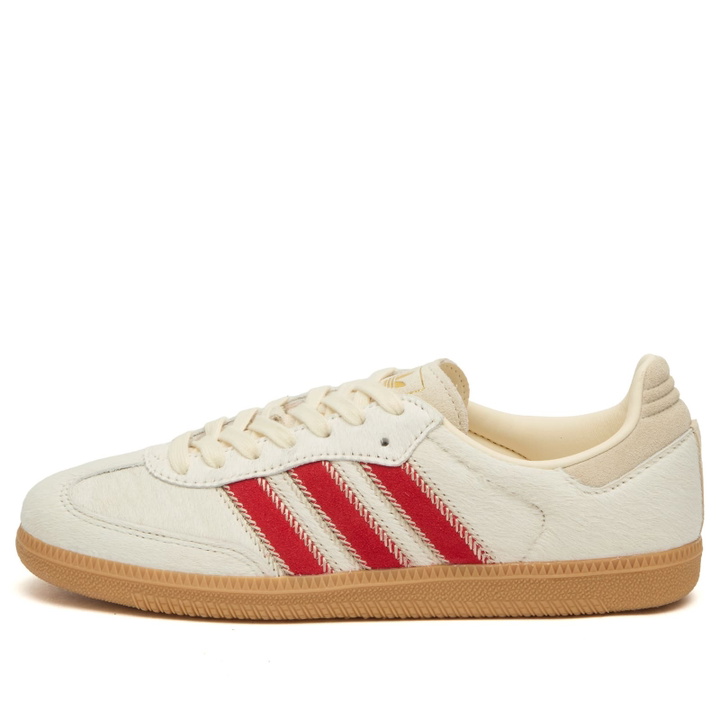 Adidas Women's Gazelle Bold W Sneakers in Cream White/Collegiate Green  adidas