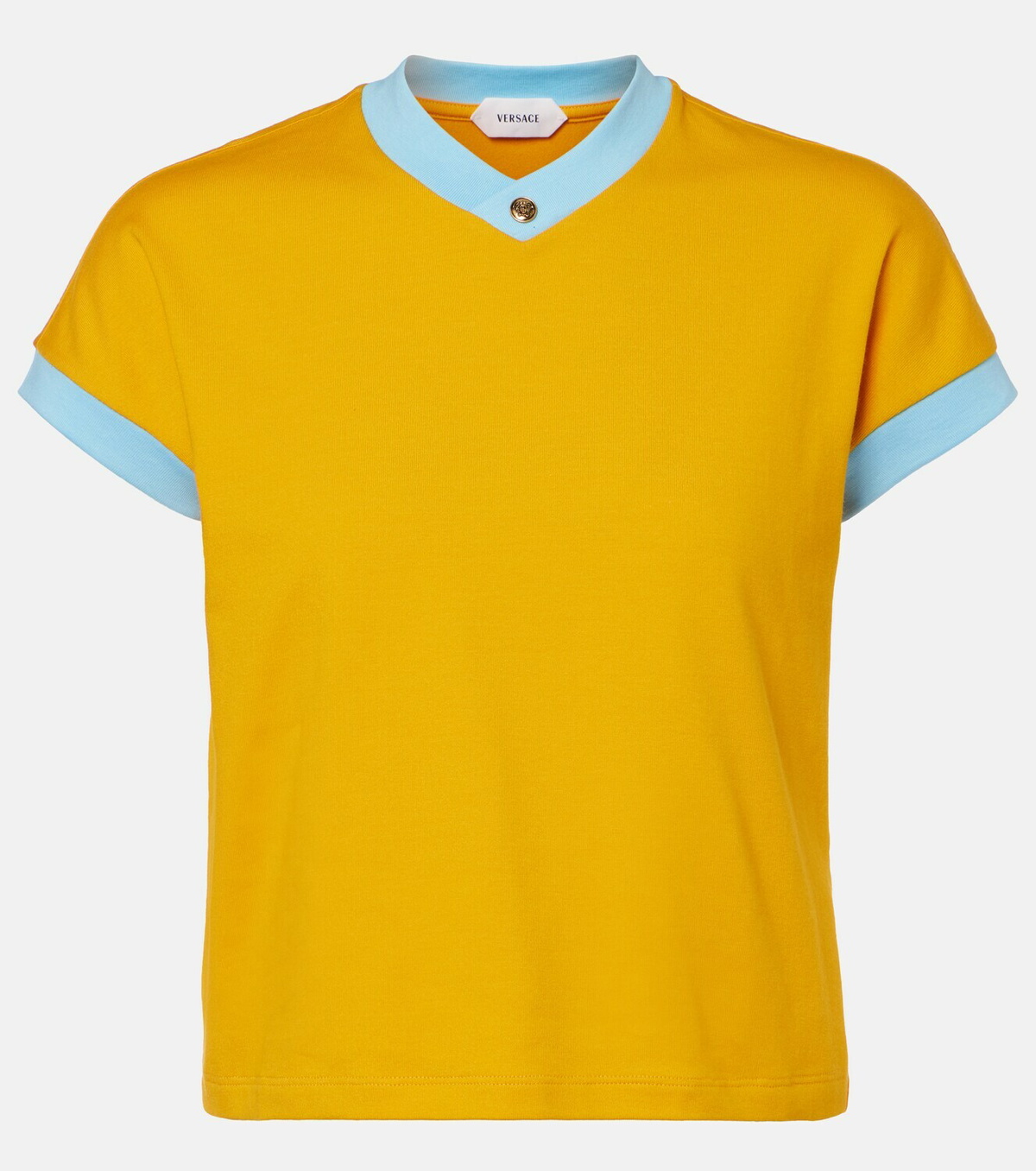 Versace Medusa cotton-blend jersey T-shirt