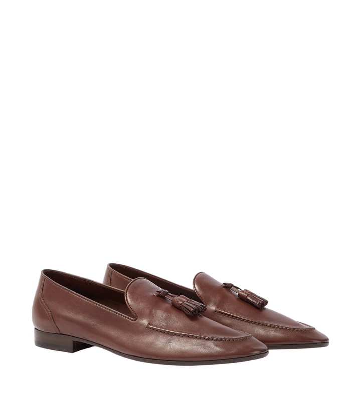 Photo: The Row Caden leather loafers