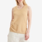 Studio Nicholson Women's Low Armhole Vest in Raffia