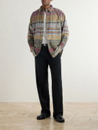 Aimé Leon Dore - Checked Cotton Shirt - Brown